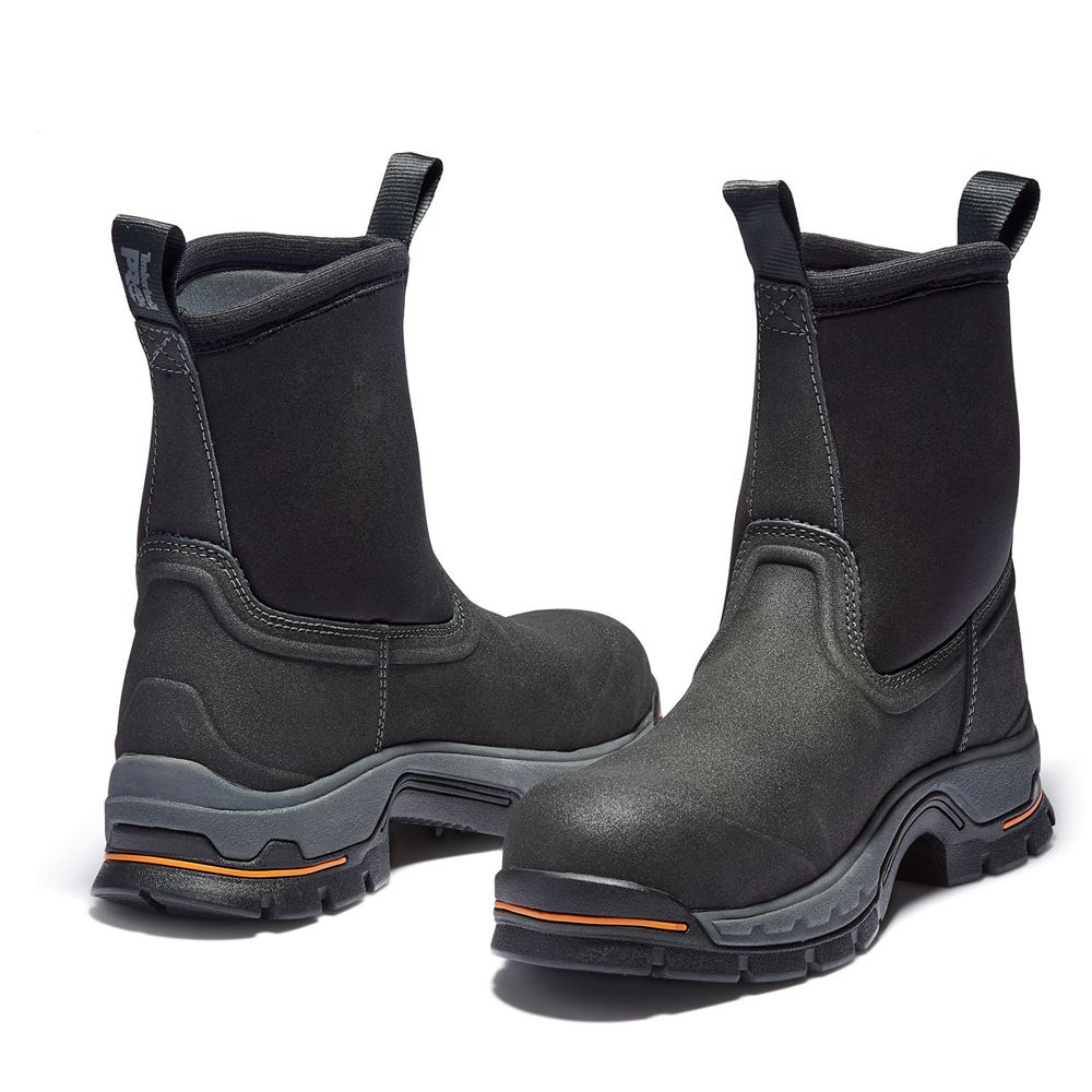 Bocanci De Muncă Timberland Barbati Negrii - Pro® Stockdale Alloy Toe Wellington - Romania - DVGZCQ7